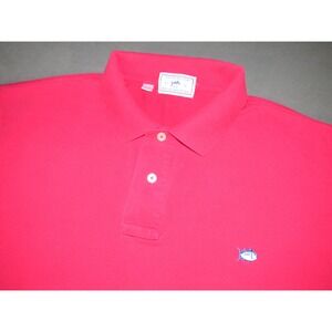 Southern Tide‎ Short Sleeved Stretch Pink Tailored Fit Polo Shirt Men's XL